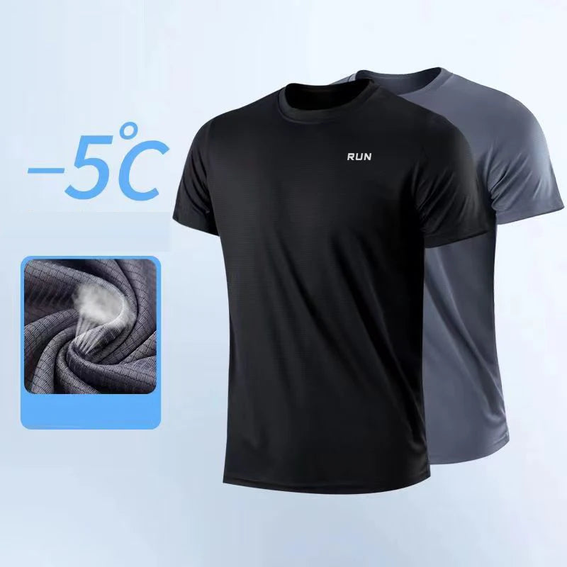 メンズ 吸湿速乾Tシャツ｜軽量・速乾・動きやすい｜ジム・ランニング・スポーツに最適