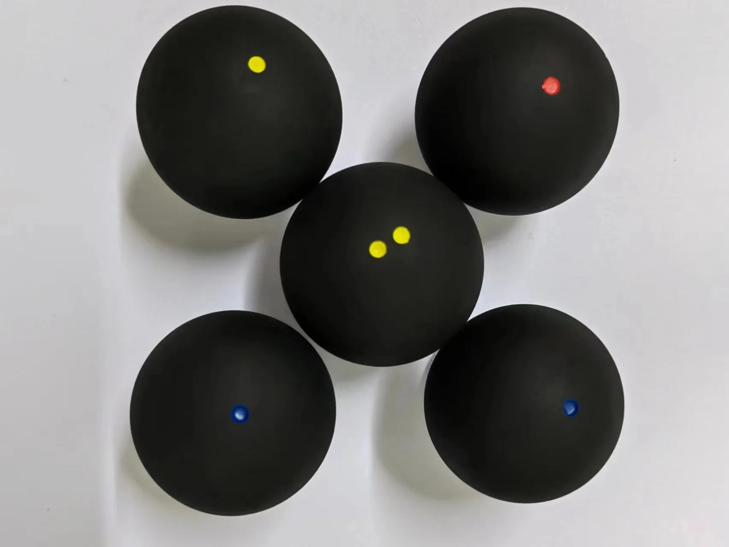 ダブルイエローポイント スカッシュボール｜スピード練習用｜1〜2個セット